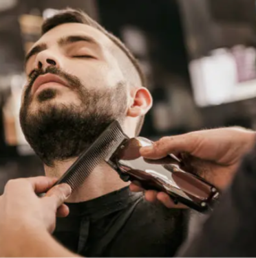 Full beard trim and shaping service